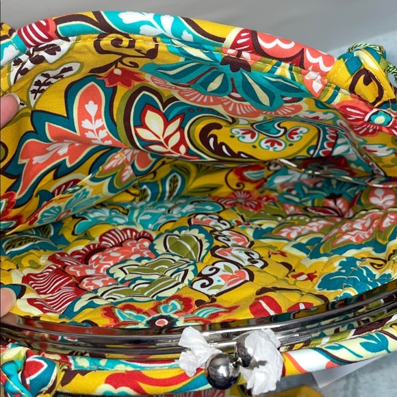 NWOT Vera Bradley ‘Eloise’ Kisslock Hobo W/Wallet - Picture 7 of 16